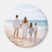 Custom Personalized Family Photo Magnet (Vorne)