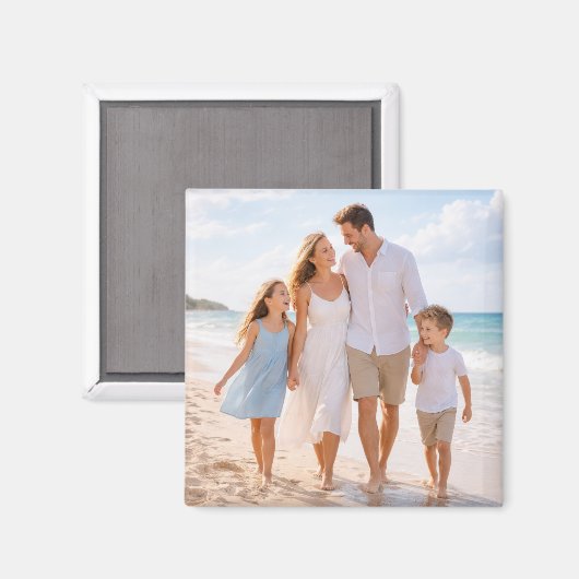 Custom Personalized Family Photo Magnet (Vorderseite/Rückseite)