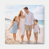 Custom Personalized Family Photo Magnet (Vorne)