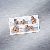 Custom Personalized Family Photo Magnetische Visitenkarte (Beispiel)