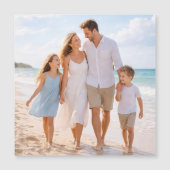 Custom Personalized Family Photo Magnetkarte (Vorderseite)