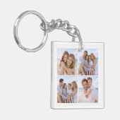 Custom Personalized Family Photo Schlüsselanhänger (Vorderseite links)