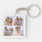 Custom Personalized Family Photo Schlüsselanhänger (Rückseite)