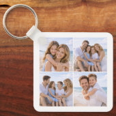 Custom Personalized Family Photo Schlüsselanhänger (Vorderseite)