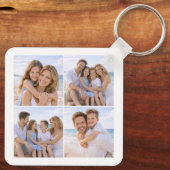 Custom Personalized Family Photo Schlüsselanhänger (Rückseite)