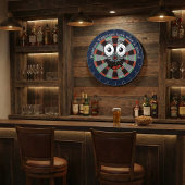 Custom Personalized Funny Smiling Face Dartscheibe