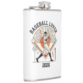 Custom Personalized Global Baseball 2026 Flachmann (Rechts)