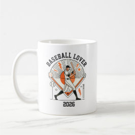 Custom Personalized Global Baseball 2026 Kaffeetasse