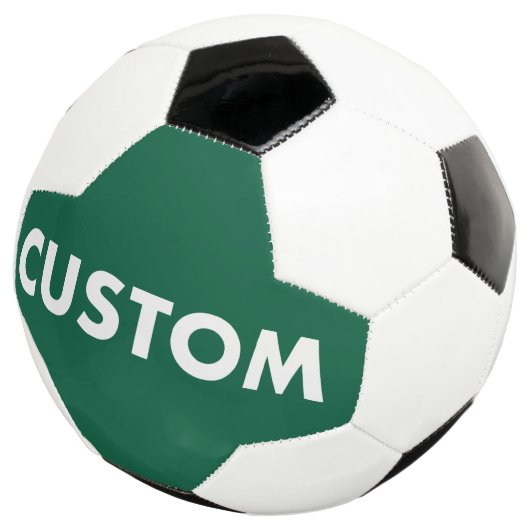 Custom Personalized HUNTER GREEN Football Fußball (Dreiviertel)