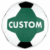 Custom Personalized HUNTER GREEN Football Fußball (Vorderseite)