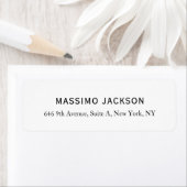Custom personalized minimalist address name (Insitu)