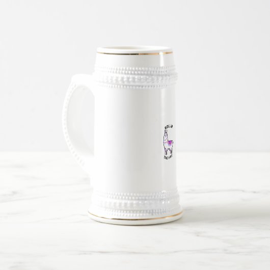 Custom Personalized Mug – Add Your Text or Design Bierglas (Vorderseite Links)