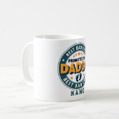 Custom Personalized Name Gift for Dad Kaffeetasse (Vorderseite Links)