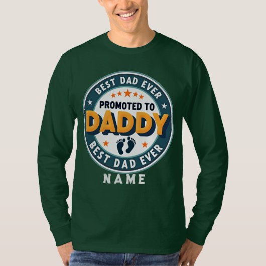 Custom Personalized Name Gift for Dad T-Shirt (Vorderseite)