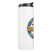 Custom Personalized Name Gift for Dad Thermosbecher (Nach links gedreht)