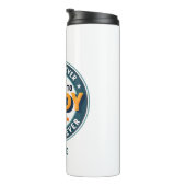 Custom Personalized Name Gift for Dad Thermosbecher (Nach rechts gedreht)