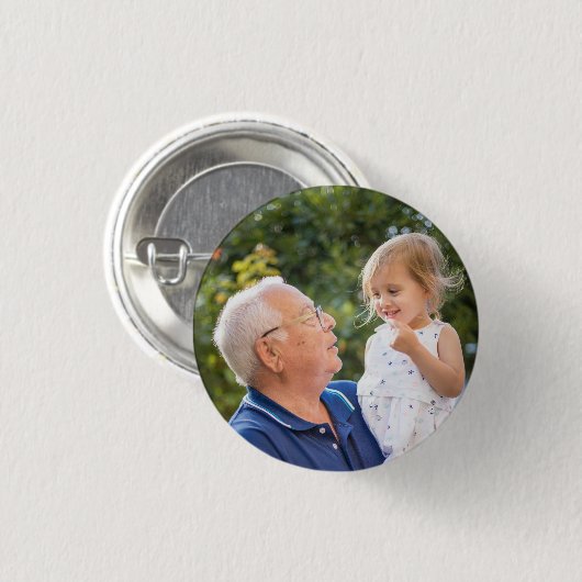 Custom Personalized Photo Button (Vorne & Hinten)