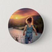 Custom Personalized Photo  Button (Vorderseite)