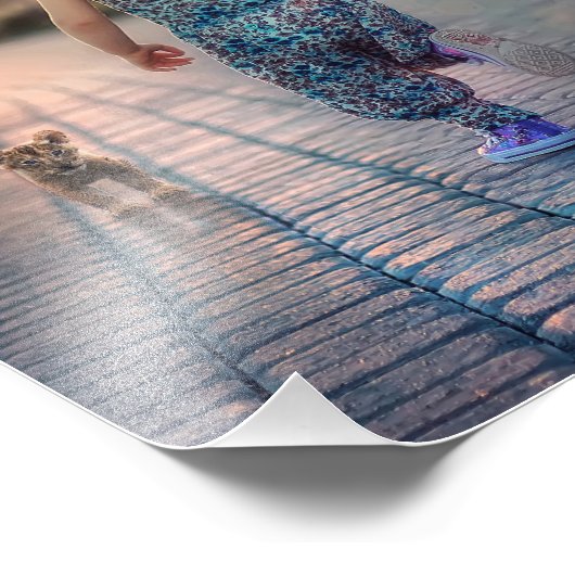 Custom Personalized Photo  Fotodruck (Ecke)