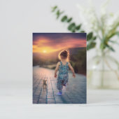 Custom Personalized Photo  Postkarte (Stehend Vorderseite)