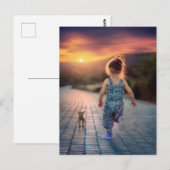 Custom Personalized Photo  Postkarte (Vorne/Hinten)