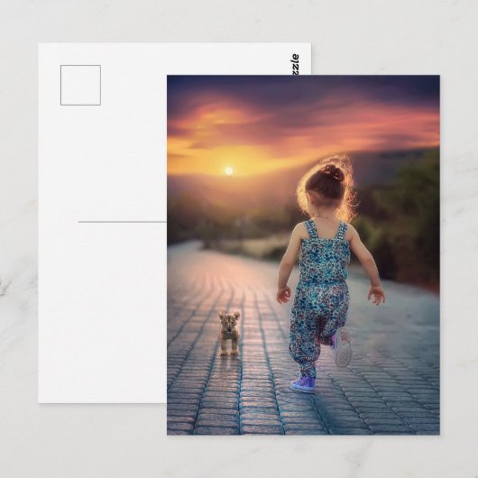 Custom Personalized Photo  Postkarte (Vorne/Hinten)