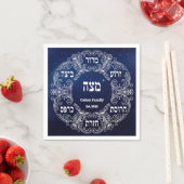 Custom Pesach Seder Plate Hebrew Passover Serviette (Beispiel)