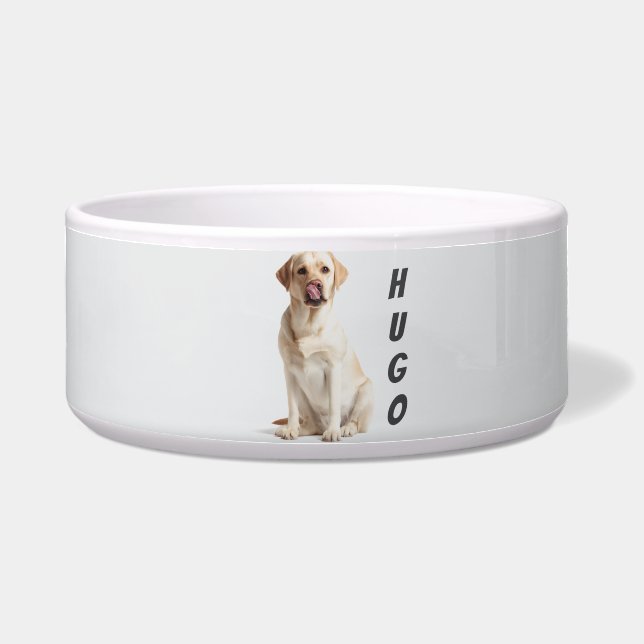 Custom Pet Bowl – Add Your Pet’s Name & Picture Napf (Vorderseite)
