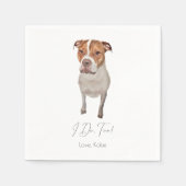 Custom Pet Cocktail Napkin Serviette (Vorderseite)