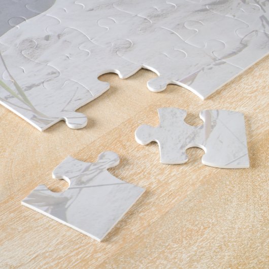 Custom Pet Dog Photo and Script Font Name Puzzle (Seite)