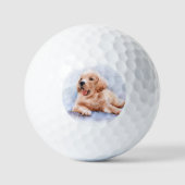 Custom Pet Dog Photo Modern Personalized Golfball (Vorderseite)