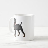 Custom Pet Dog Photo Mug Kaffeetasse (Vorderseite Links)
