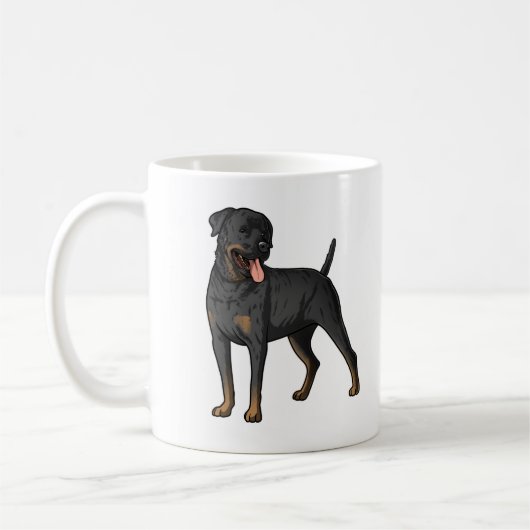 Custom Pet Dog Photo Mug Kaffeetasse (Links)