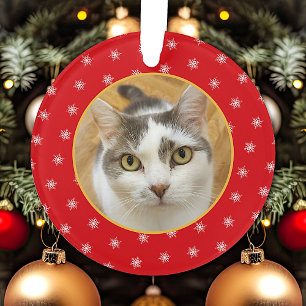 Custom Pet Familie Foto Weihnachtsfeiertag Ornament