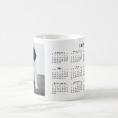 Custom Pet Foto 2024 Kalender Kaffee Tasse (Mittel)