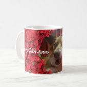 Custom Pet Foto Christmas Kaffeetasse (Vorderseite Links)
