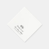 Custom Pet Foto Cocktail Napkins für Hochzeiten Serviette (Ecke)