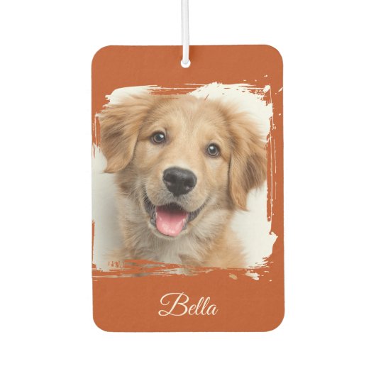 Custom Pet Foto — Double Side car Air Freshener Autolufterfrischer (Vorderseite)
