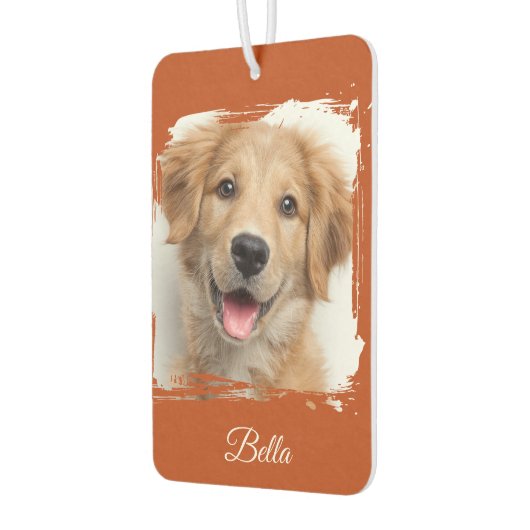 Custom Pet Foto — Double Side car Air Freshener Autolufterfrischer (Links)