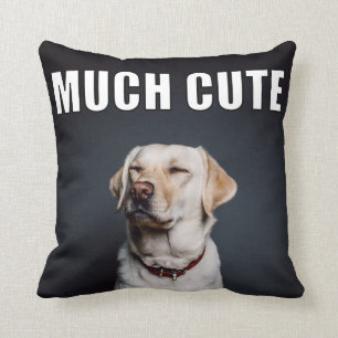 Custom Pet Foto Funny Much Niedlicher Meme Stil Kissen