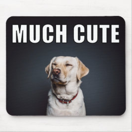 Custom Pet Foto Funny Much Niedlicher Meme Stil Mousepad