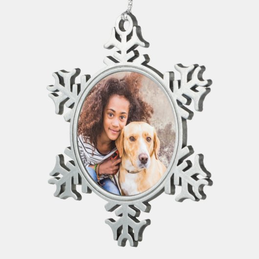 Custom Pet Foto Holiday Ornament (Rechts)