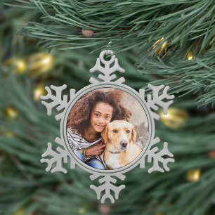 Custom Pet Foto Holiday Ornament