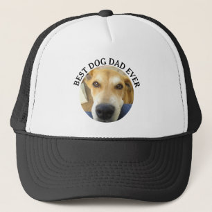 Custom Pet Foto Hund Vater Väter Tag Geschenk Truckerkappe