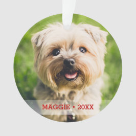 Custom Pet Foto Niedlich Dog Katze Weihnachtsbaum Ornament