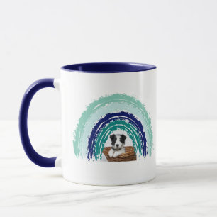 Custom Pet Foto Tasse - Rainbow Dog Kaffee Cup