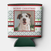 Custom Pet Foto Weihnachten Weihnachtsfest Hobby k Dosenkühler (Vorderseite)