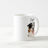 Custom Pet from Photo & Name – Personalized Dog Kaffeetasse (VorderseiteRechts)