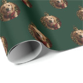 Custom Pet Holiday Wrapping Paper Geschenkpapier (Rolleneckpunkt)