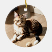 Custom Pet Memorial Gift Keramik Ornament (Vorne)